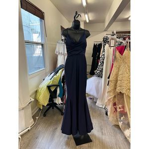 Blue Bari Jay Size S Mermaid dress